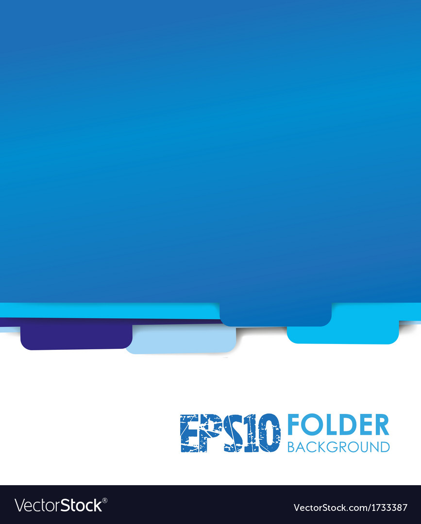 Blue folders