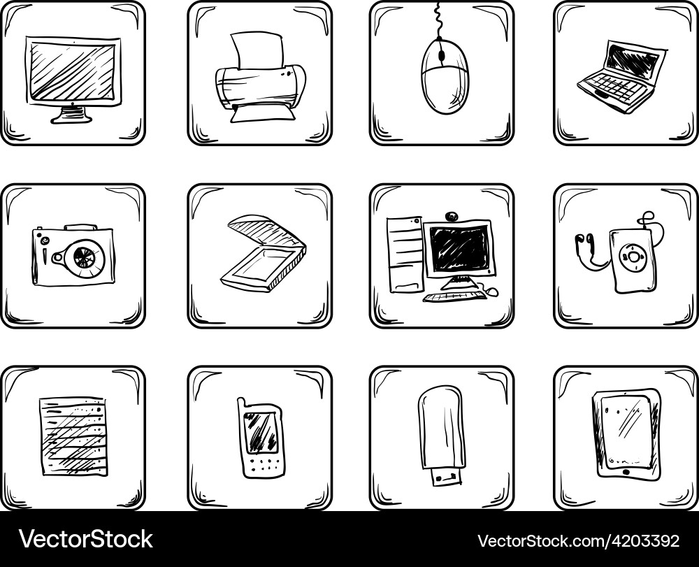 Icons set Royalty Free Vector Image - VectorStock