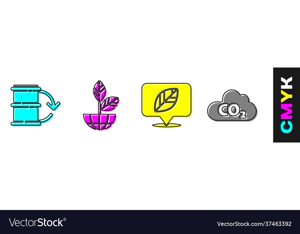 Set Öko-Brennstofffass Erdkugel und Anlage