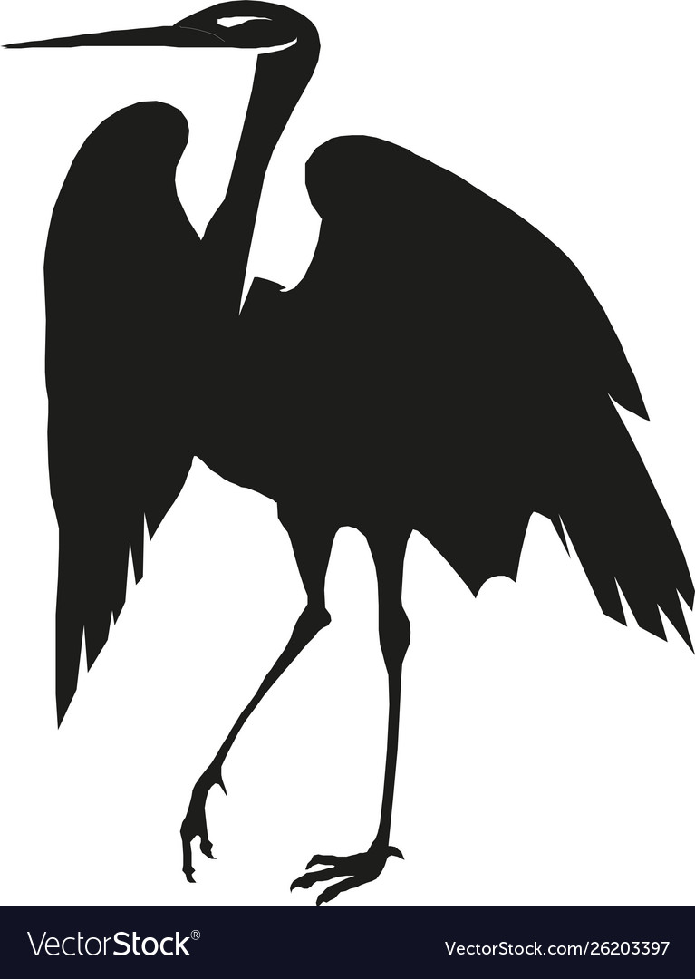 Heron Silhouette Clip Art