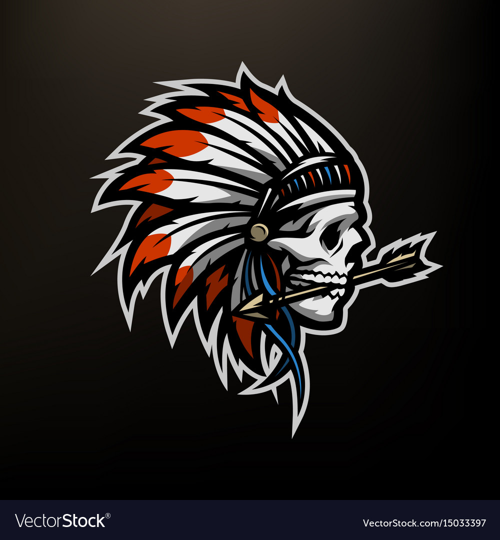 native american warrior logo