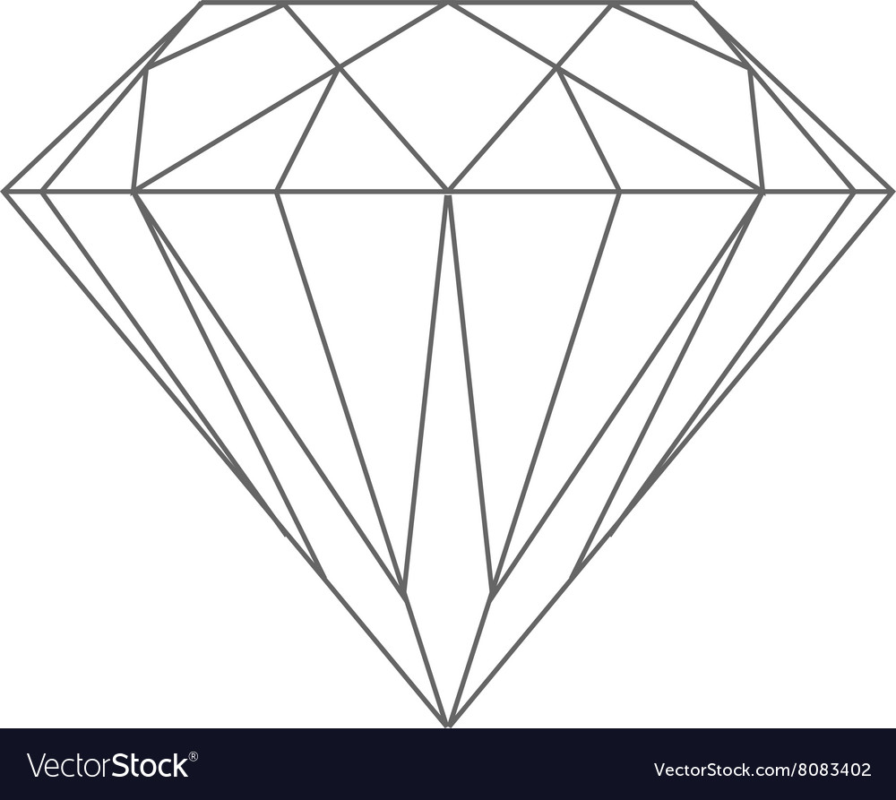 Diamond Royalty Free Vector Image - VectorStock