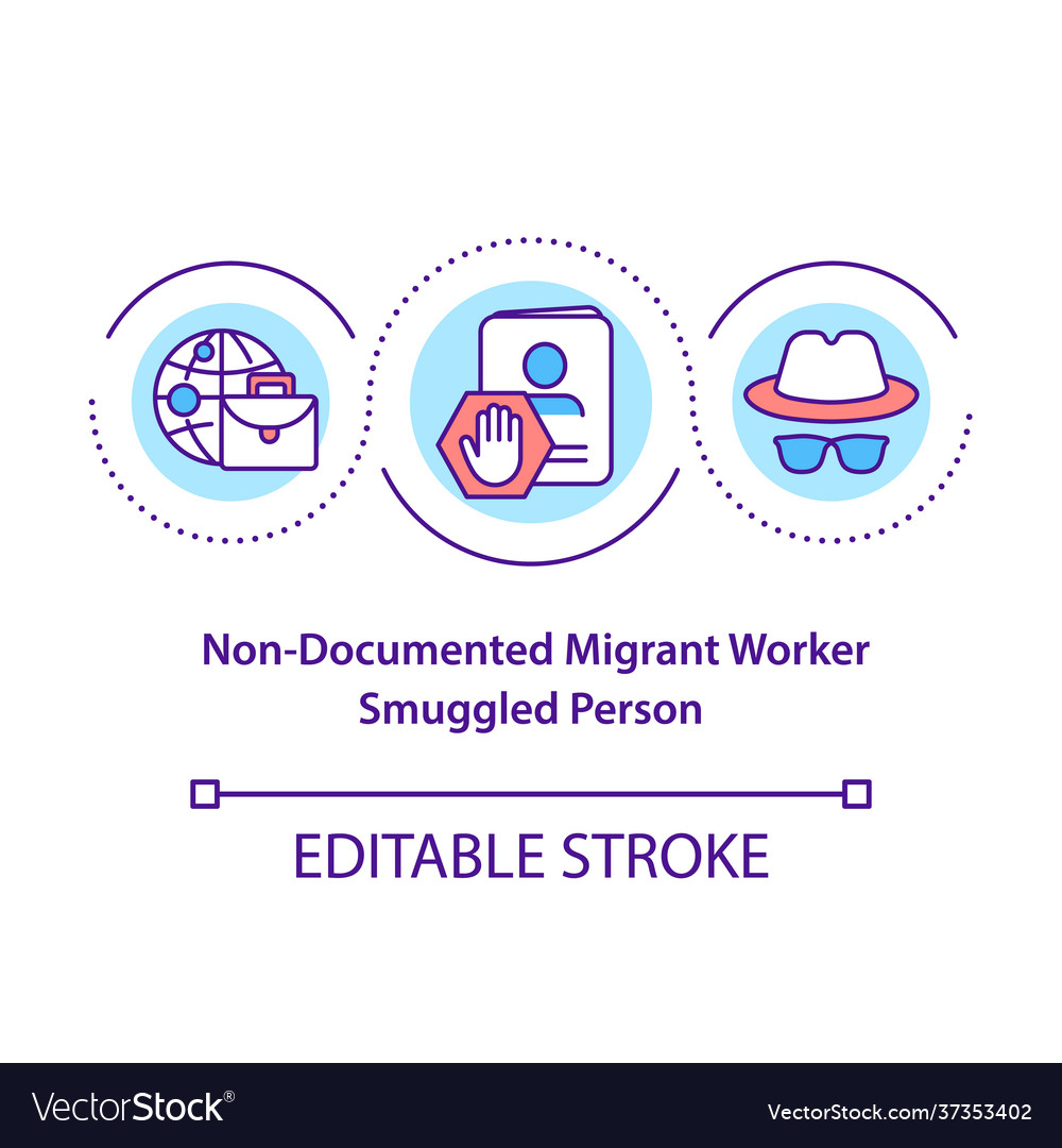 Non document migrant worker smuggled person