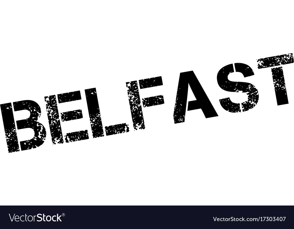 Belfast rubber stamp Royalty Free Vector Image