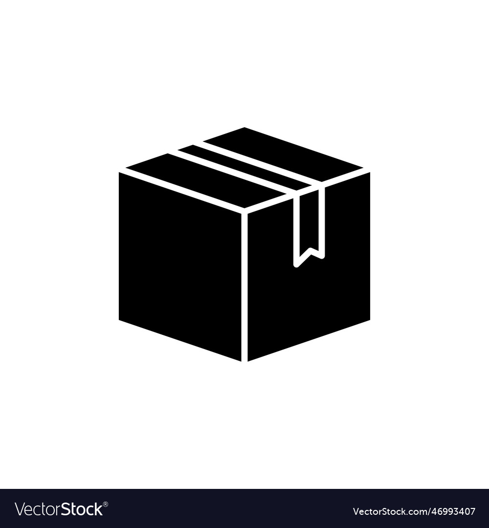 Box icon box sign delivery package parcel box Vector Image