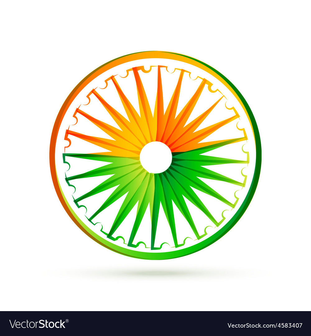 indian-flag-wheel-design-with-tri-colors-vector-image