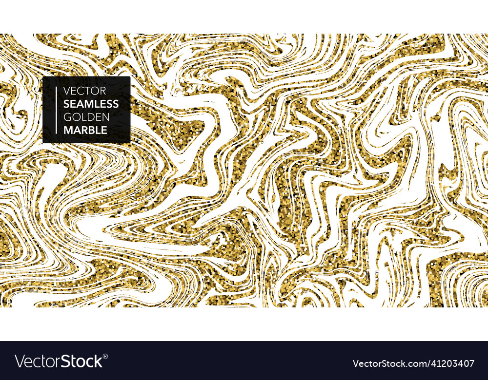 Marble gold and white texture seamless background