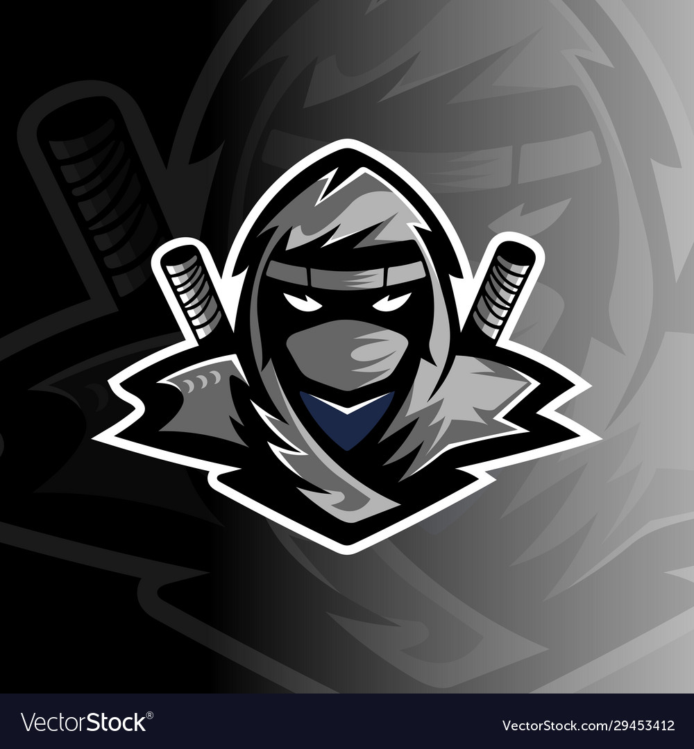 Samurai mascot logo Royalty Free Vector Image - VectorStock