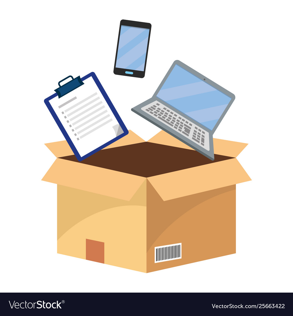 Box With Checklist Royalty Free Vector Image - Vectorstock