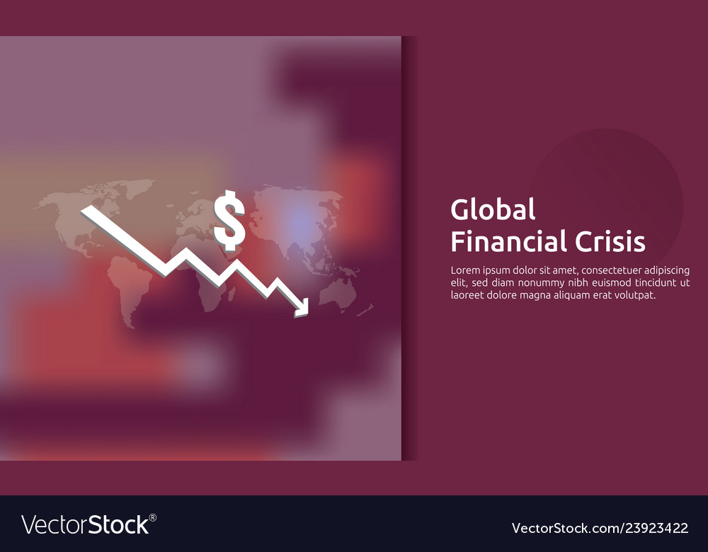 Business finance crisis concept money fall down