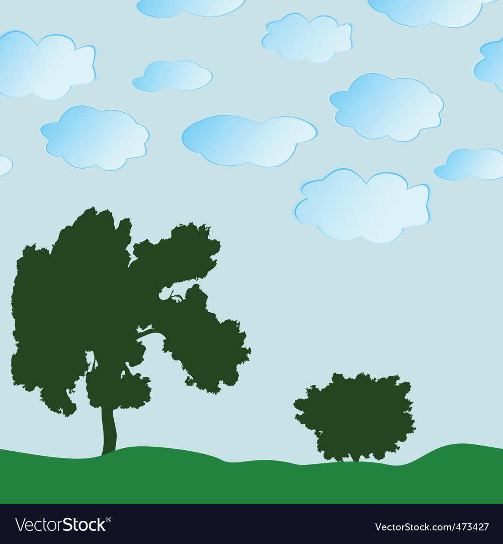 Nature background Royalty Free Vector Image - VectorStock