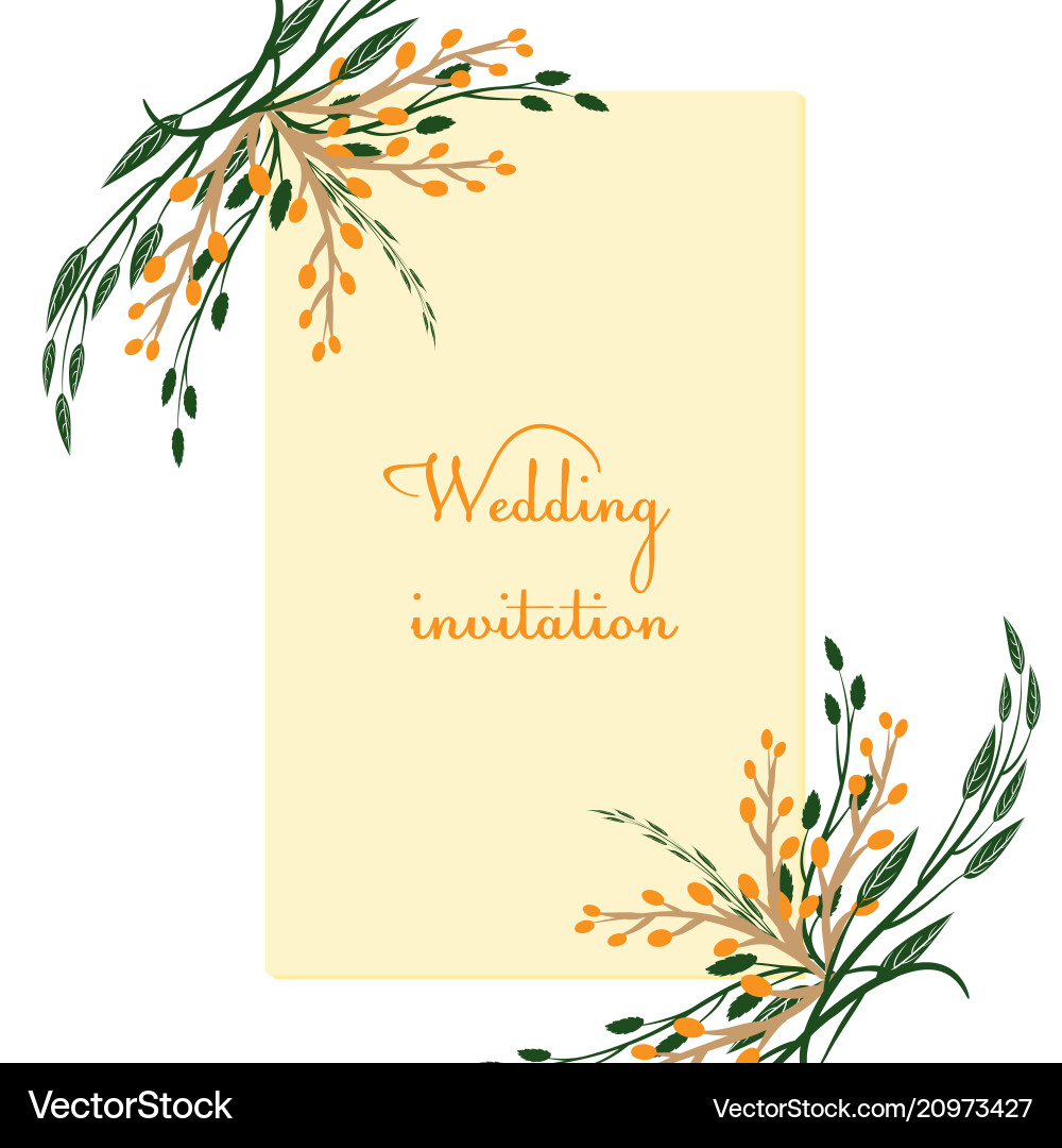 Sale card natural tree branches botanical Vector Image
