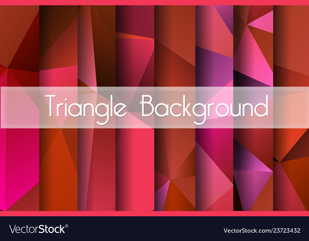 Abstract set red background vector image Abstract set red background