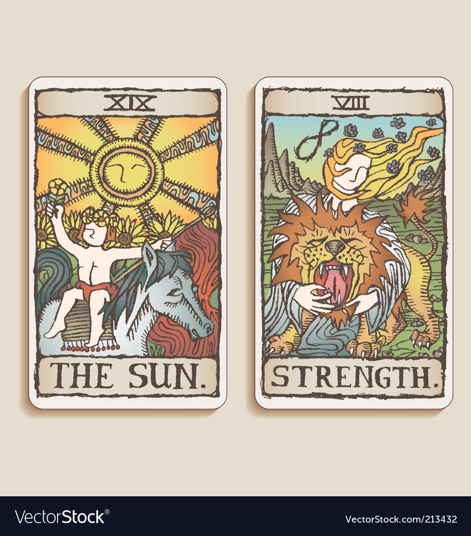 Tarot Cards Royalty Free Vector Image VectorStock