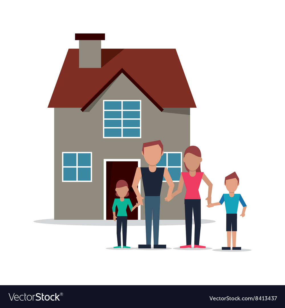 Graphic of family design Royalty Free Vector Image