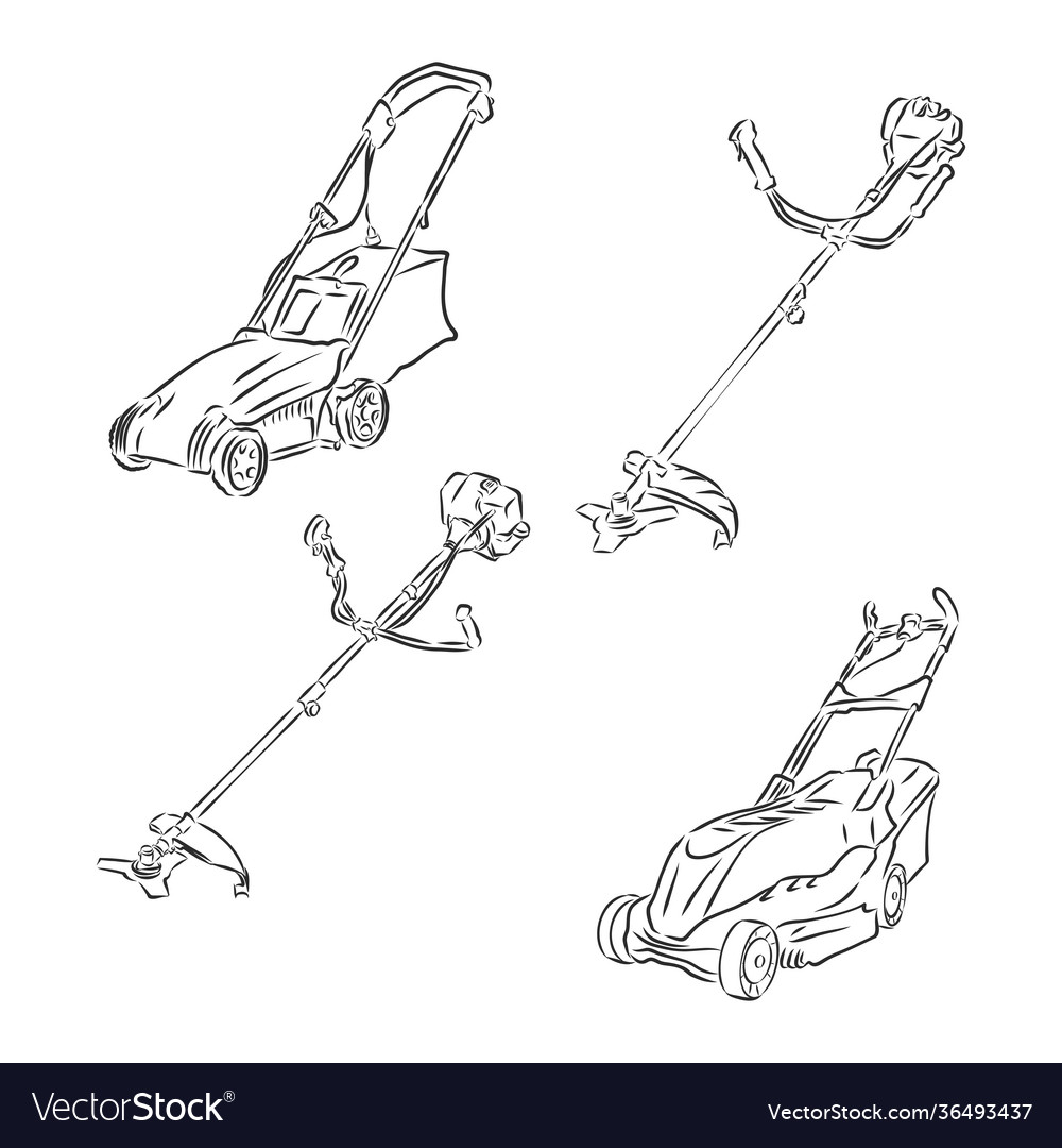 Lawn mower sketch