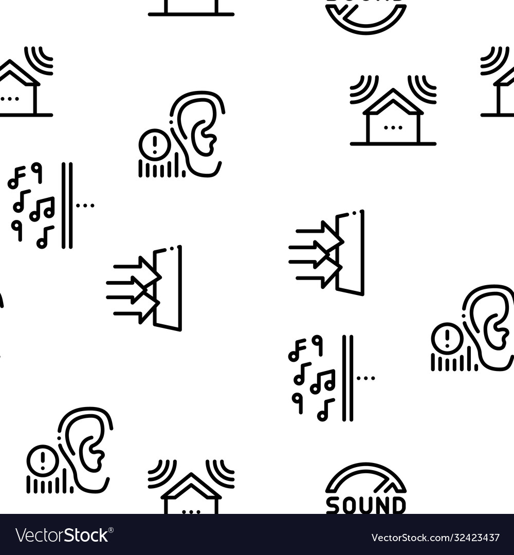 Soundproofing building material icons set