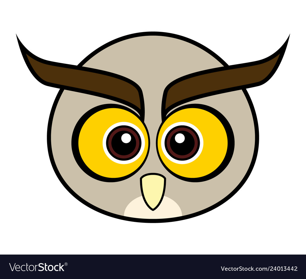 Cute owl animal faces