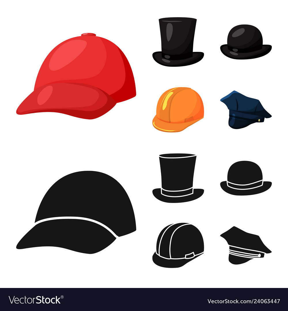 Design of clothing and cap logo collection