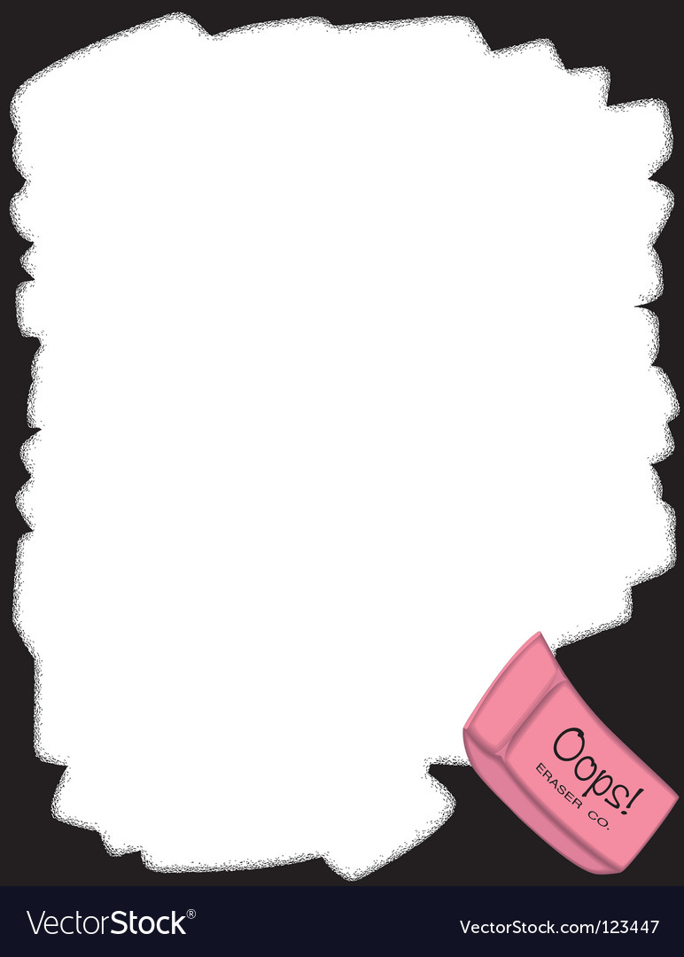 Download Eraser border Royalty Free Vector Image - VectorStock