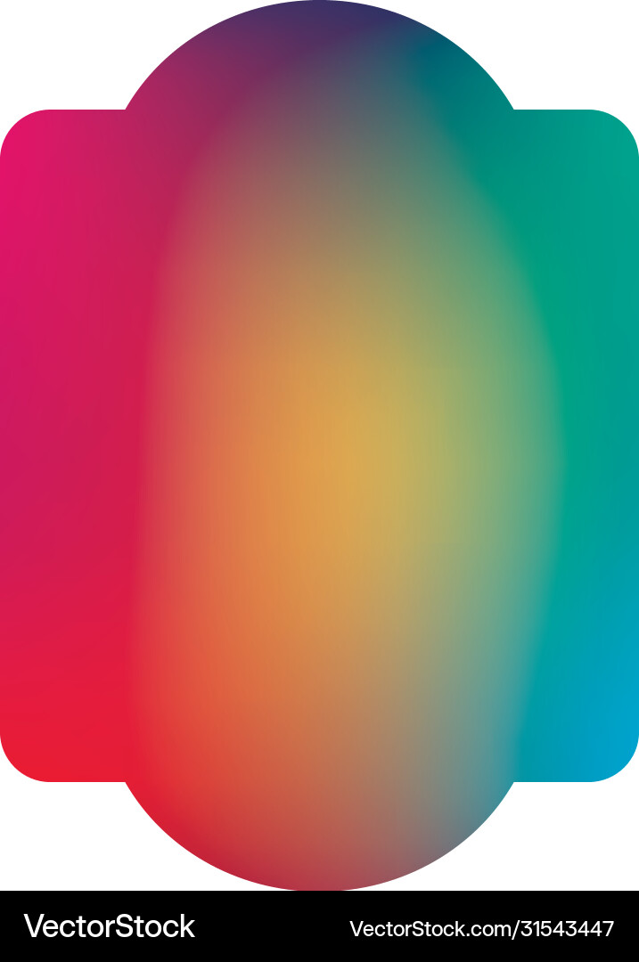 Gradient Frame Vector Isolated colored gradient frame banner Royalty Free Vector
