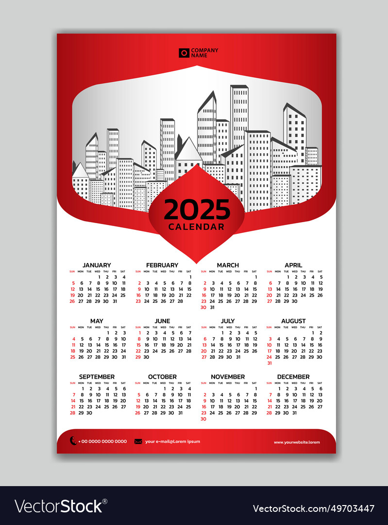 2025 Wall Calendar Template Freelancer elke lucille