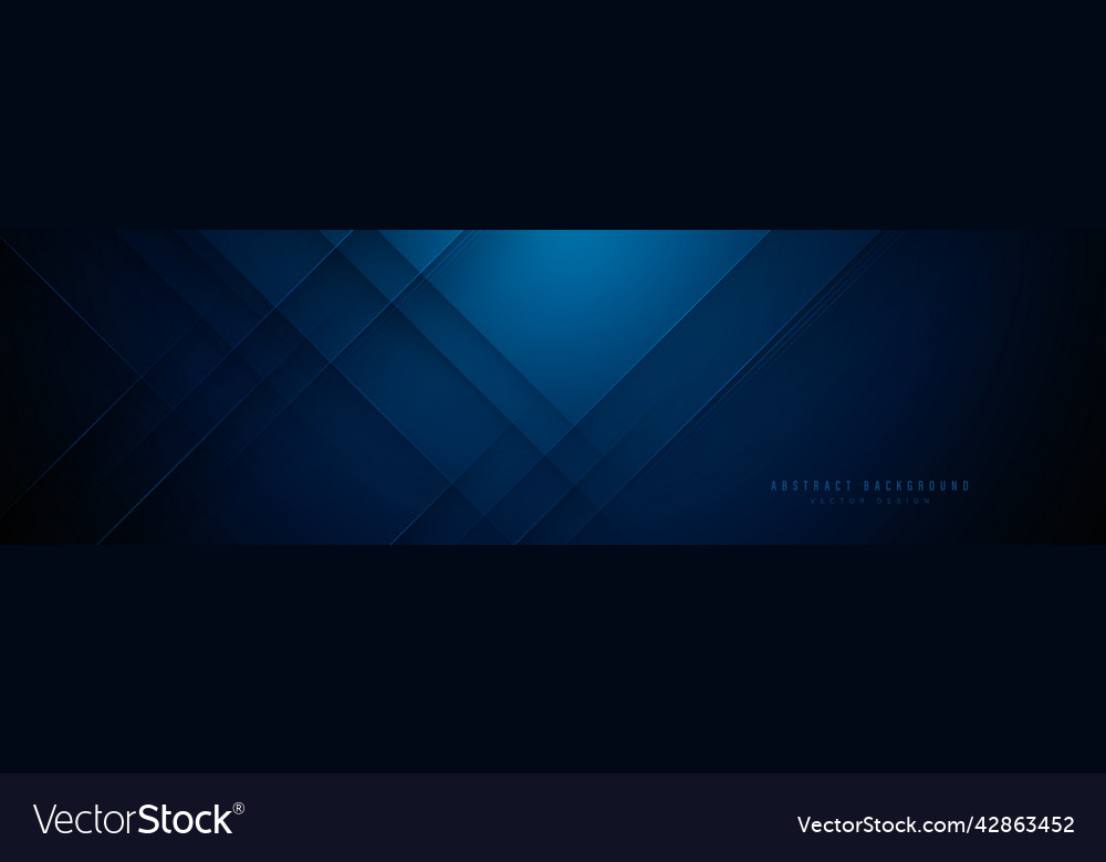 Abstract dark blue gradient background Royalty Free Vector