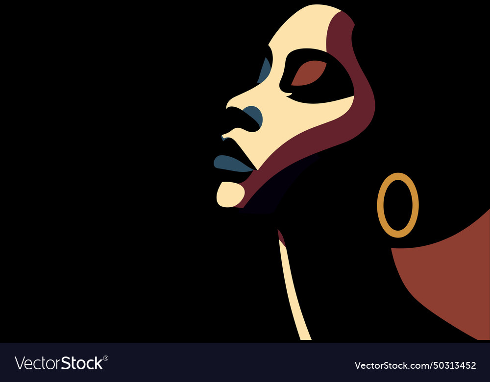 Black history woman Royalty Free Vector Image - VectorStock