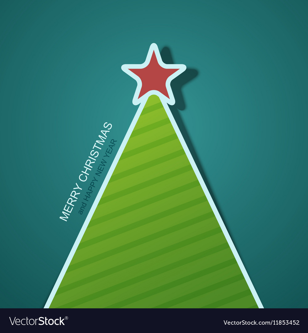 Modern christmas tree background