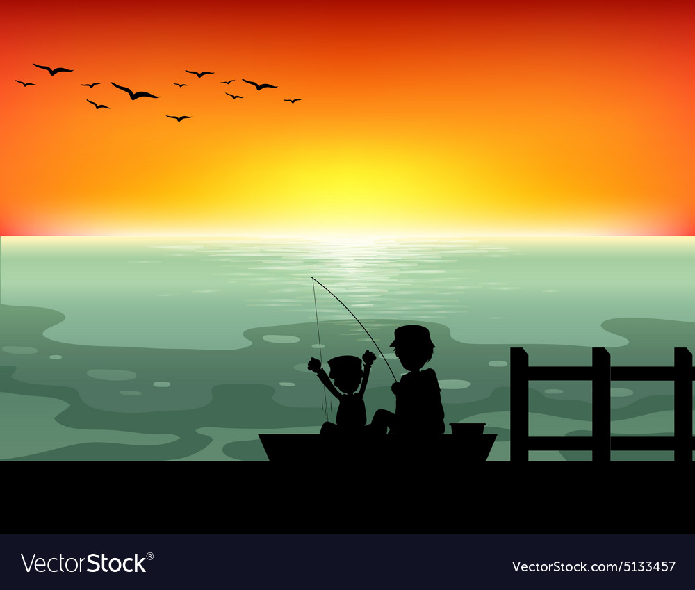 Fishing Royalty Free Vector Image Vectorstock Fishing Royalty Free Vector Image Vectorstock