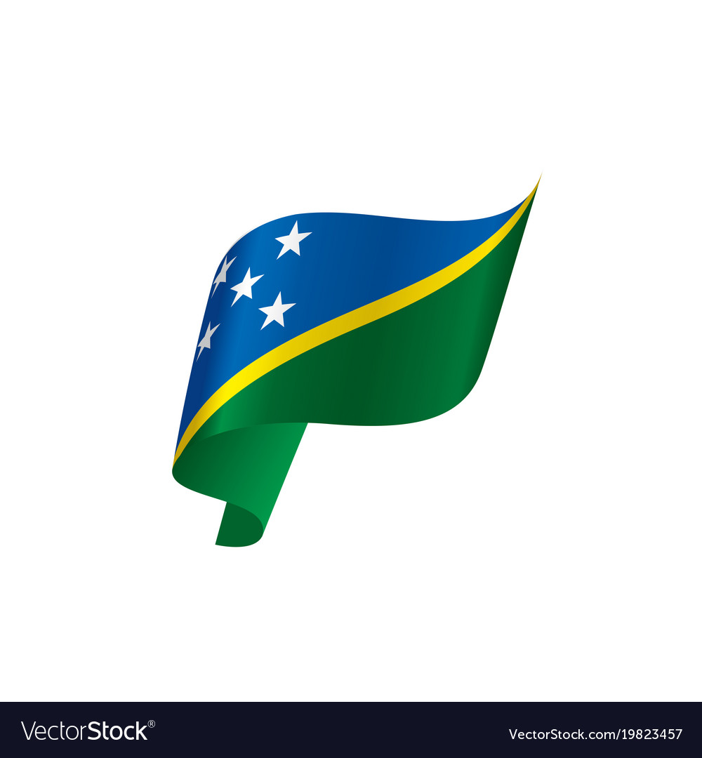 Solomon Islands Flag Royalty Free Vector Image 1578