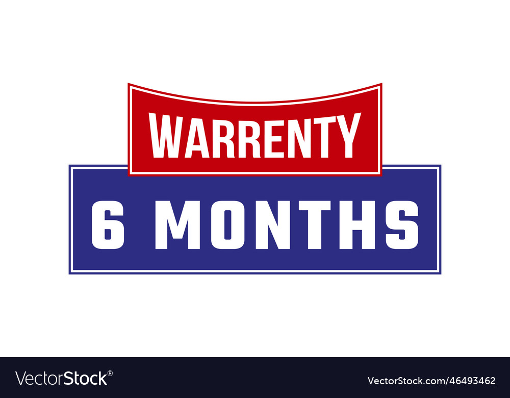 6 months warranty seal