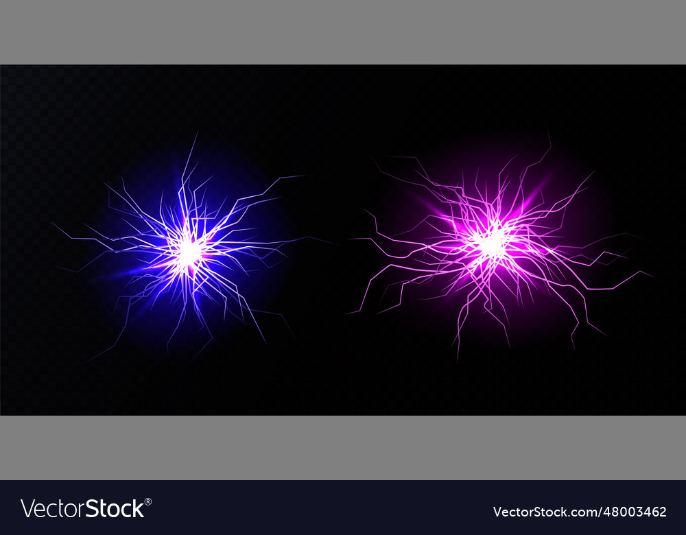 Lightning electric thunderbolt strike Royalty Free Vector