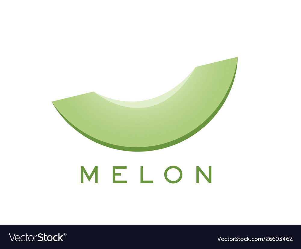 Melon logo and text for designs