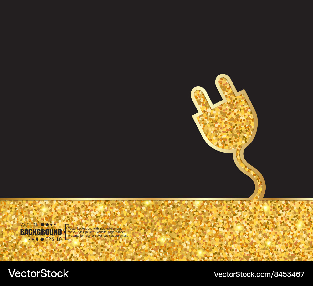 Creative Power Cabel Art Royalty Free Vector Image
