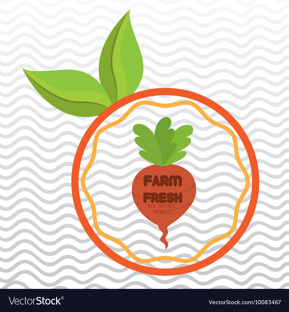 Farm fresh food symbol