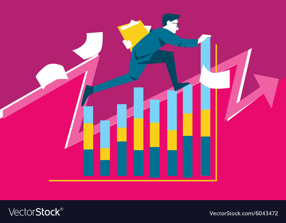 Abstract business concept Royalty Free Vector Image