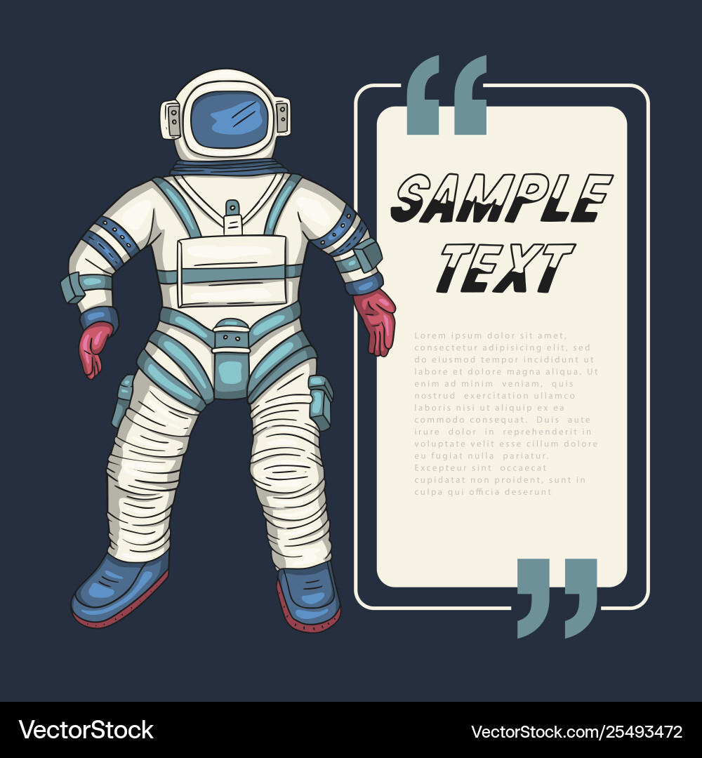 Astronaut Royalty Free Vector Image - VectorStock