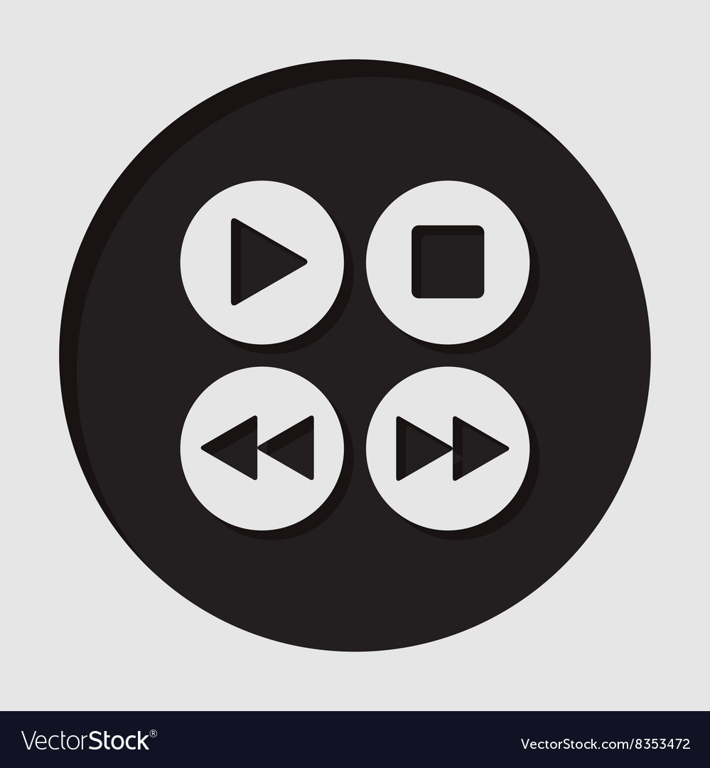 Information icon - music control buttons