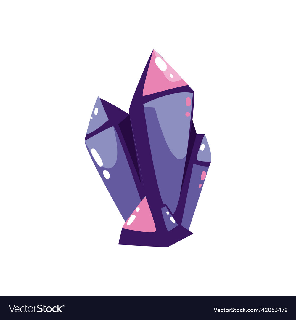 Magic crytals Royalty Free Vector Image - VectorStock