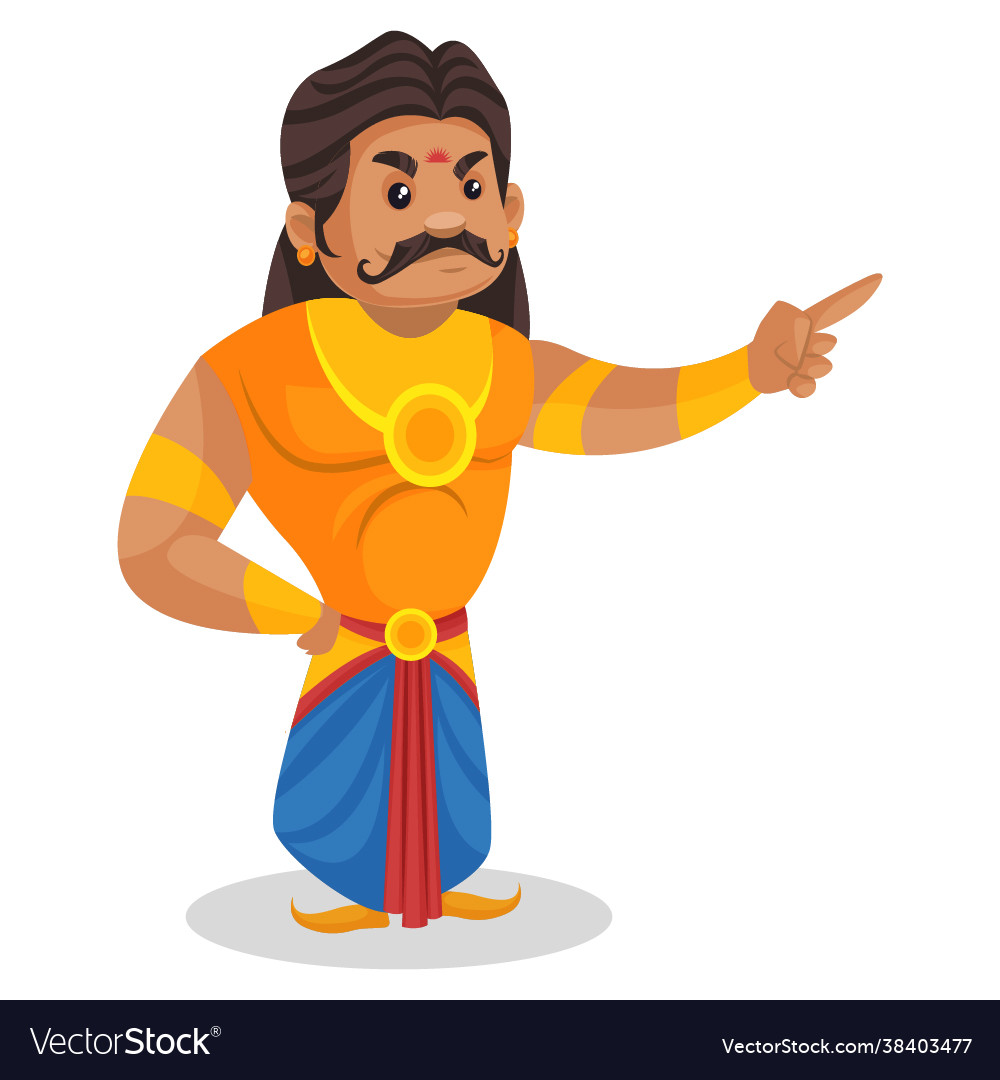 Duryodhana cartoon character Royalty Free Vector Image Duryodhana cartoon character Royalty Free Vector Image