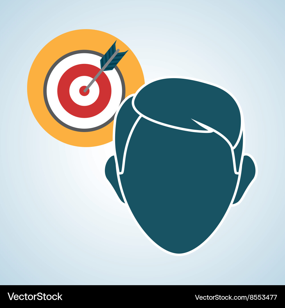 Flat about achievement design Royalty Free Vector Image