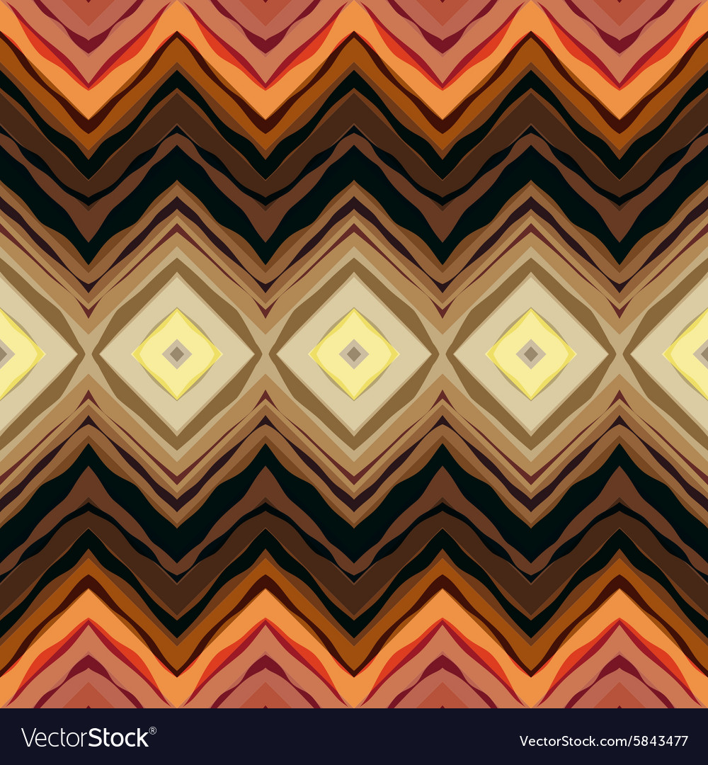 Symmetric chevrons in tribal style