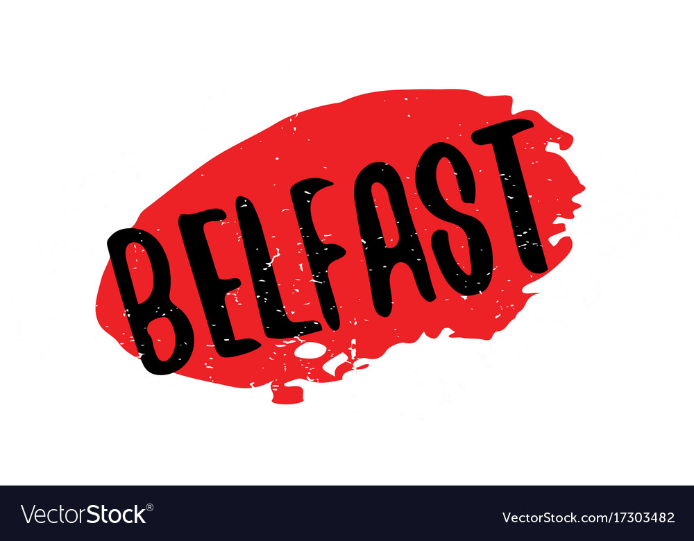 Belfast Gummistempel