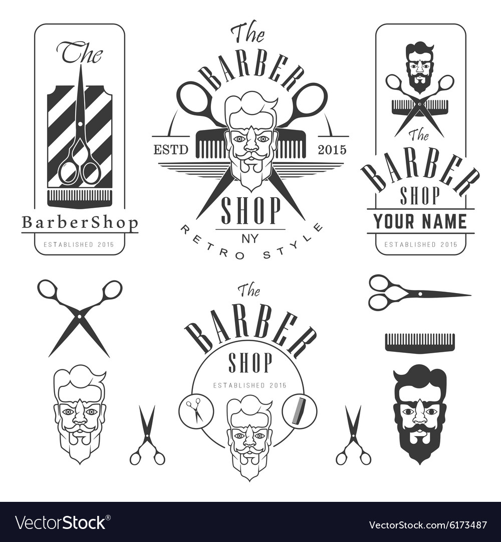 Barbershop Royalty Free Vector Image - VectorStock