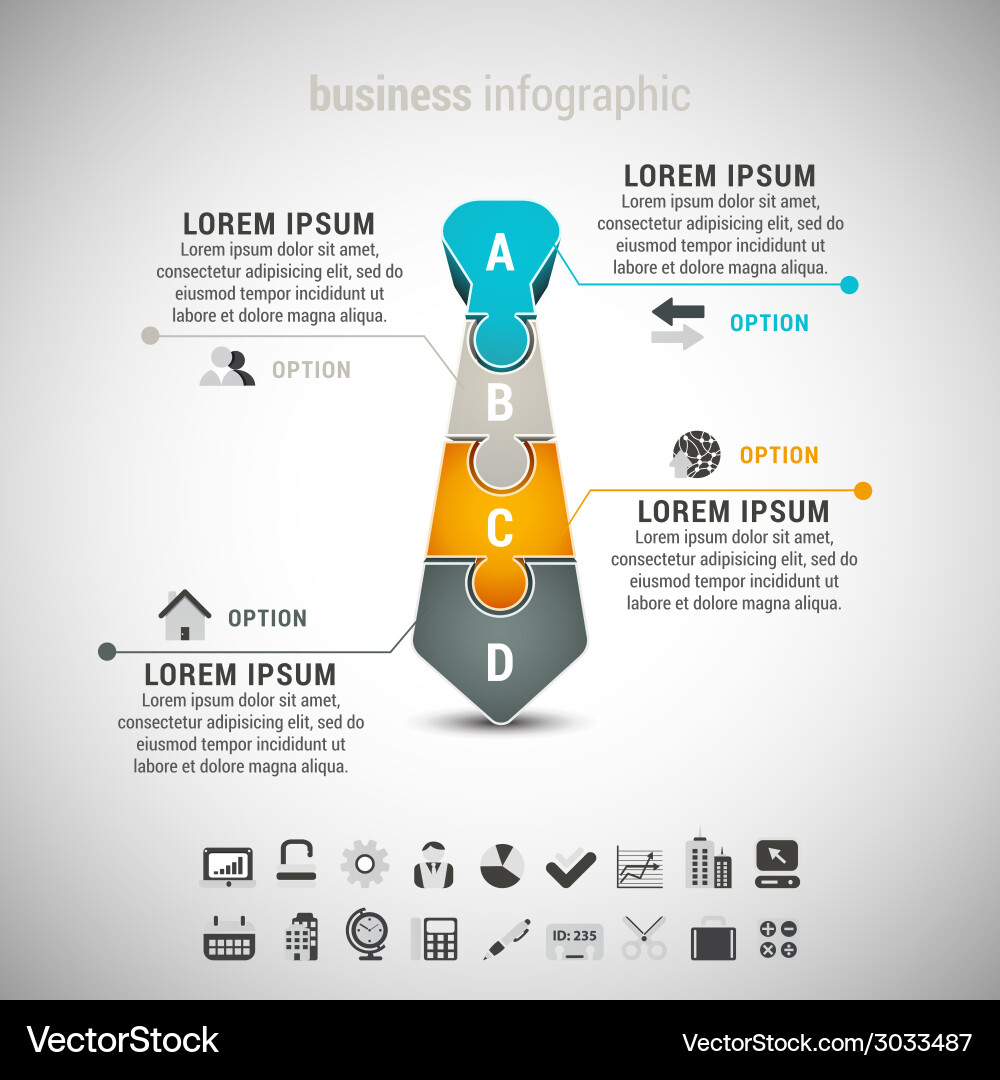 Infographic Royalty Free Vector Image - VectorStock
