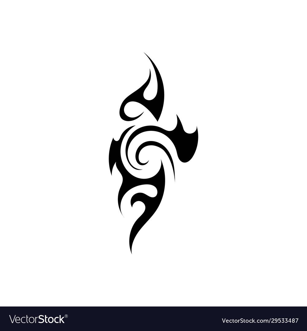 Tribal tattoos art tattoo sketch Royalty Free Vector Image