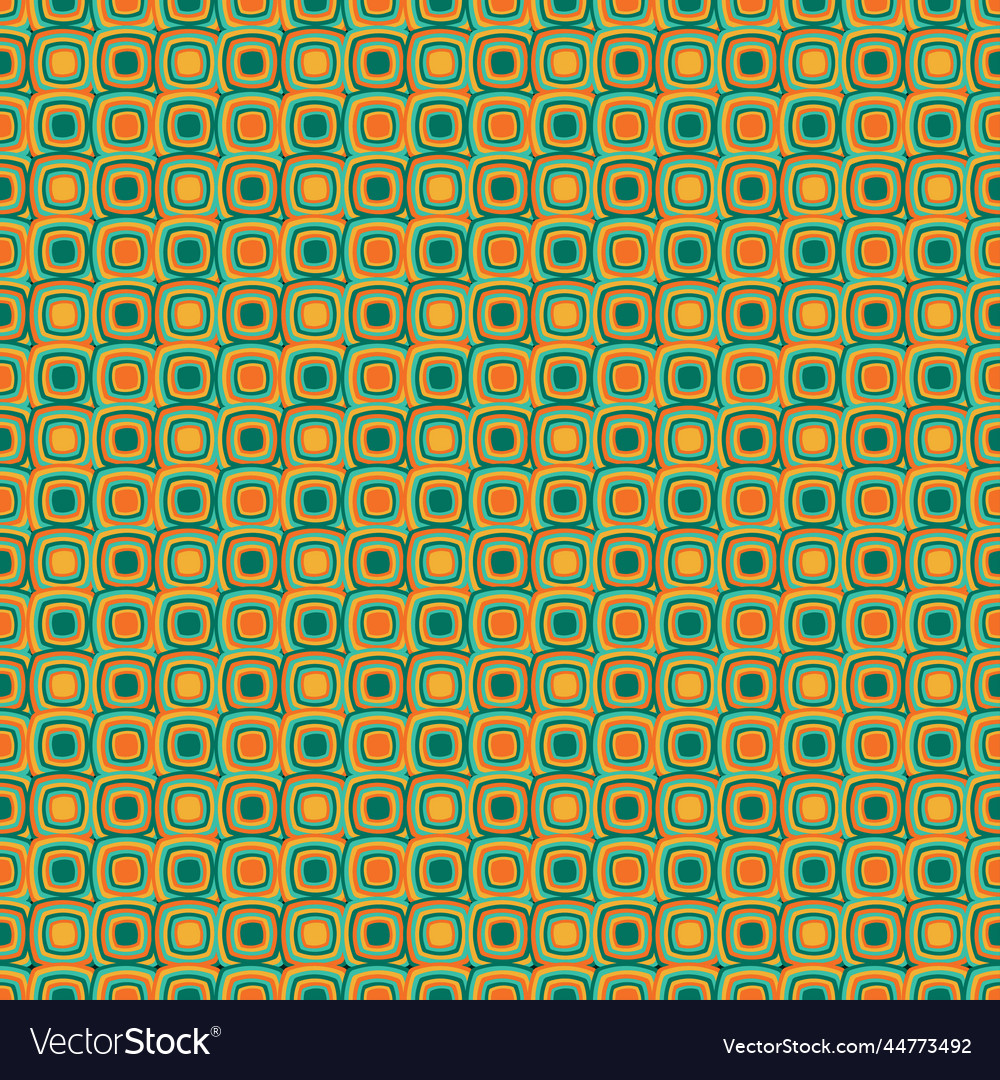 Abstract green square pattern background Vector Image
