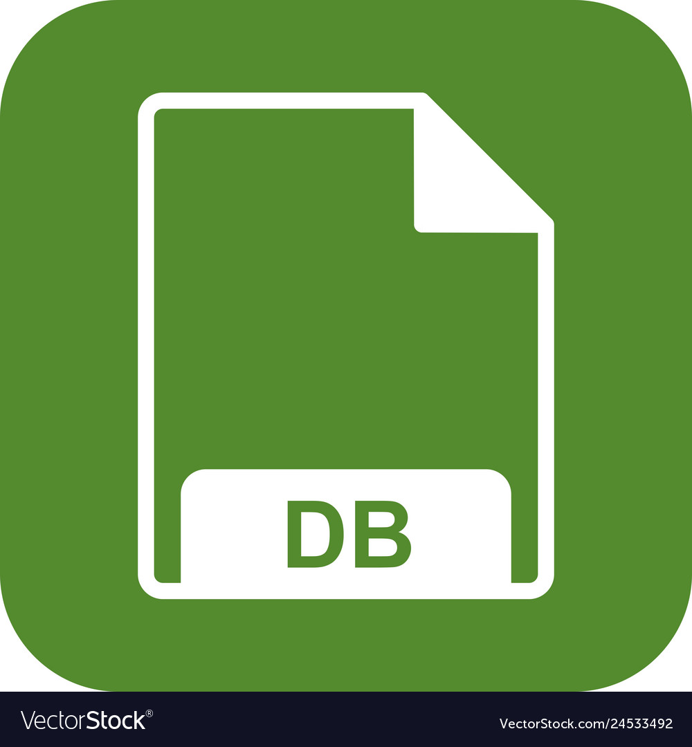 Db icon Royalty Free Vector Image - VectorStock
