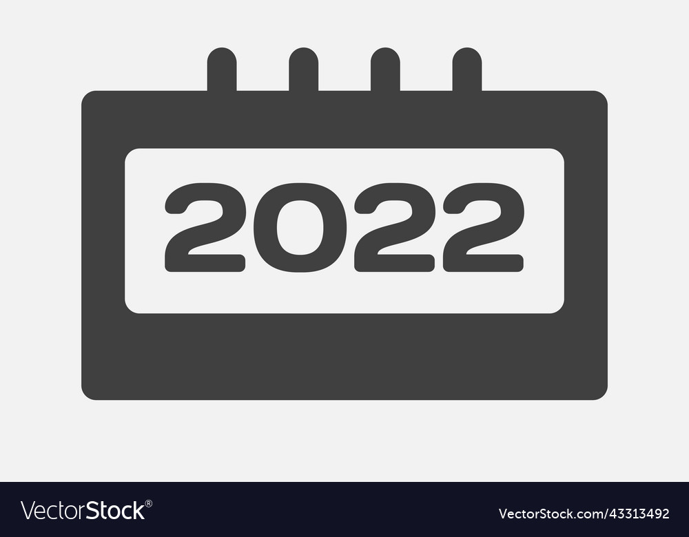 icon-calendar-year-2022-of-the-year-royalty-free-vector